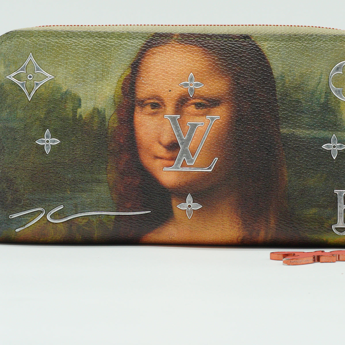 Louis Vuitton Davinci Zippy Wallet Rosegold Coppertone Hardware