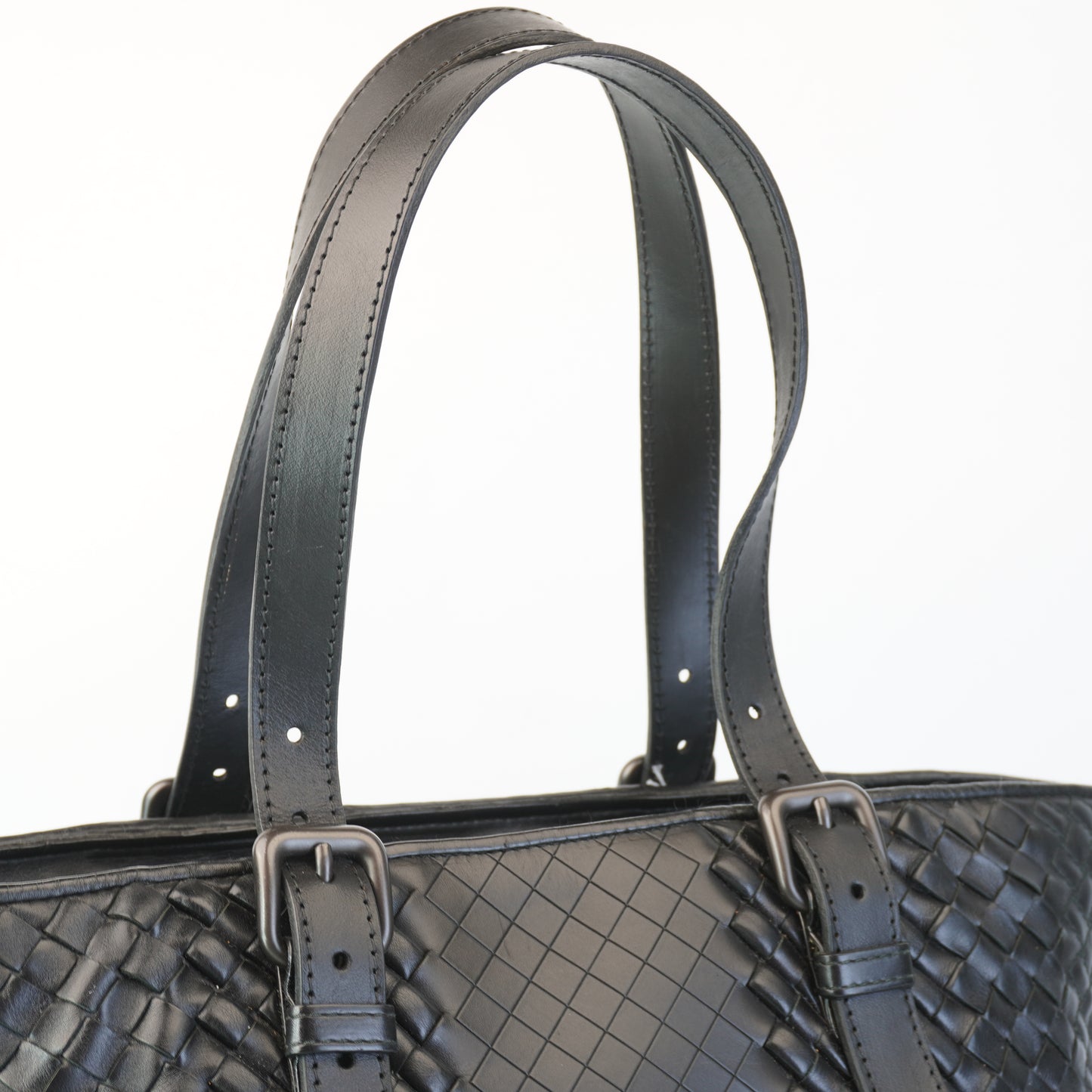 Bottega Veneta	Intrecciato Tote Bag Black