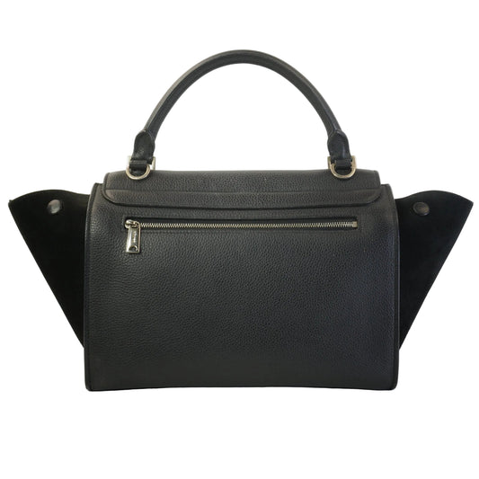 Celine Trapeze  Grained Calfskin SHW Medium