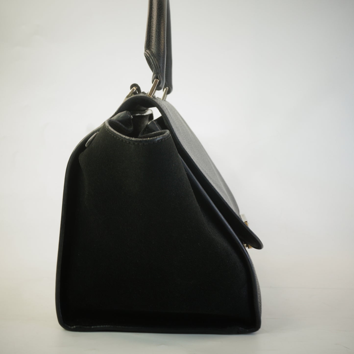 Celine Trapeze  Grained Calfskin SHW Medium