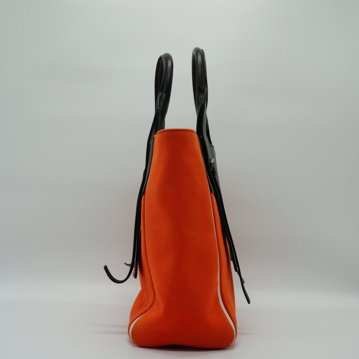 Prada Oliverture Canvas Leather Tote Small SHW