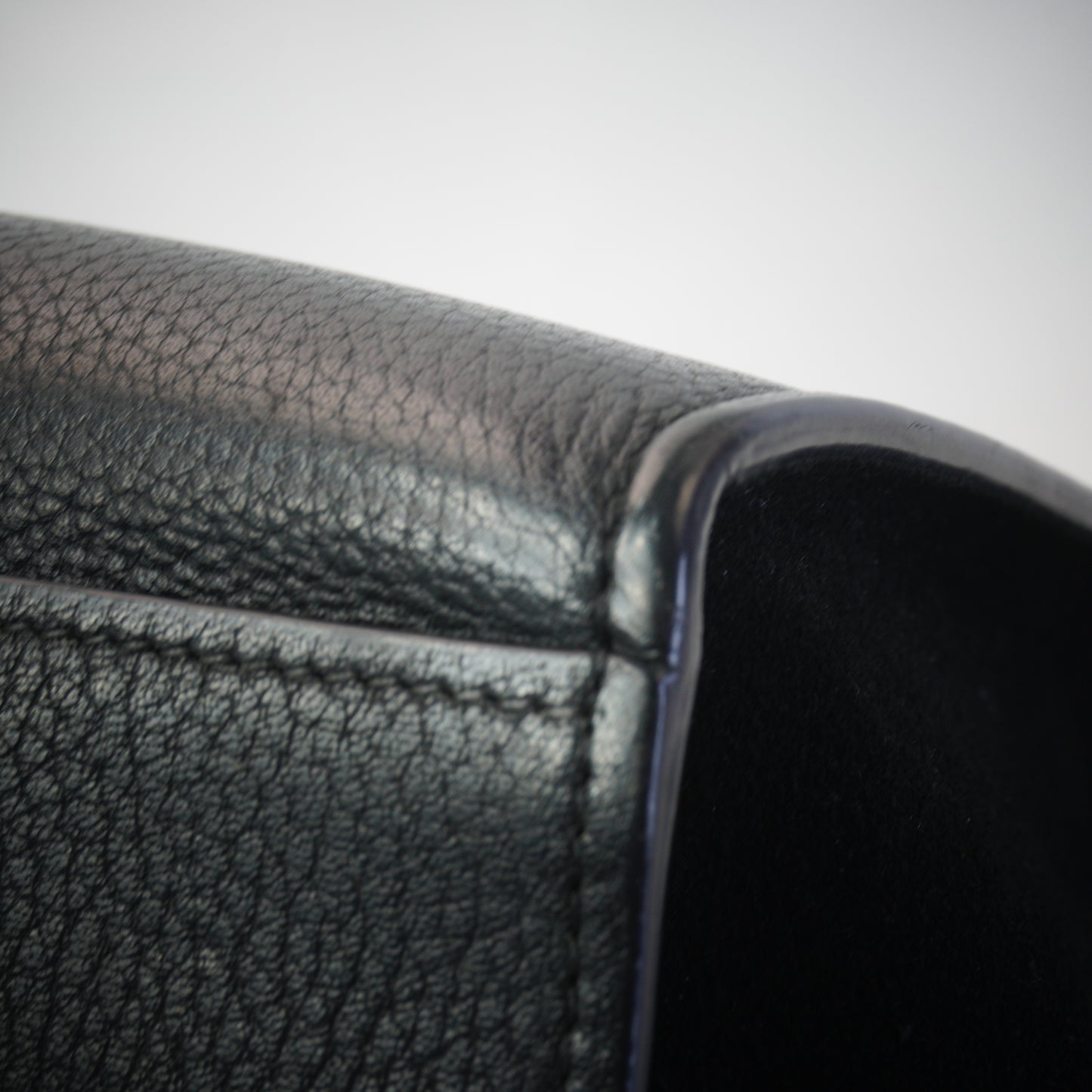 Celine Trapeze  Grained Calfskin SHW Medium