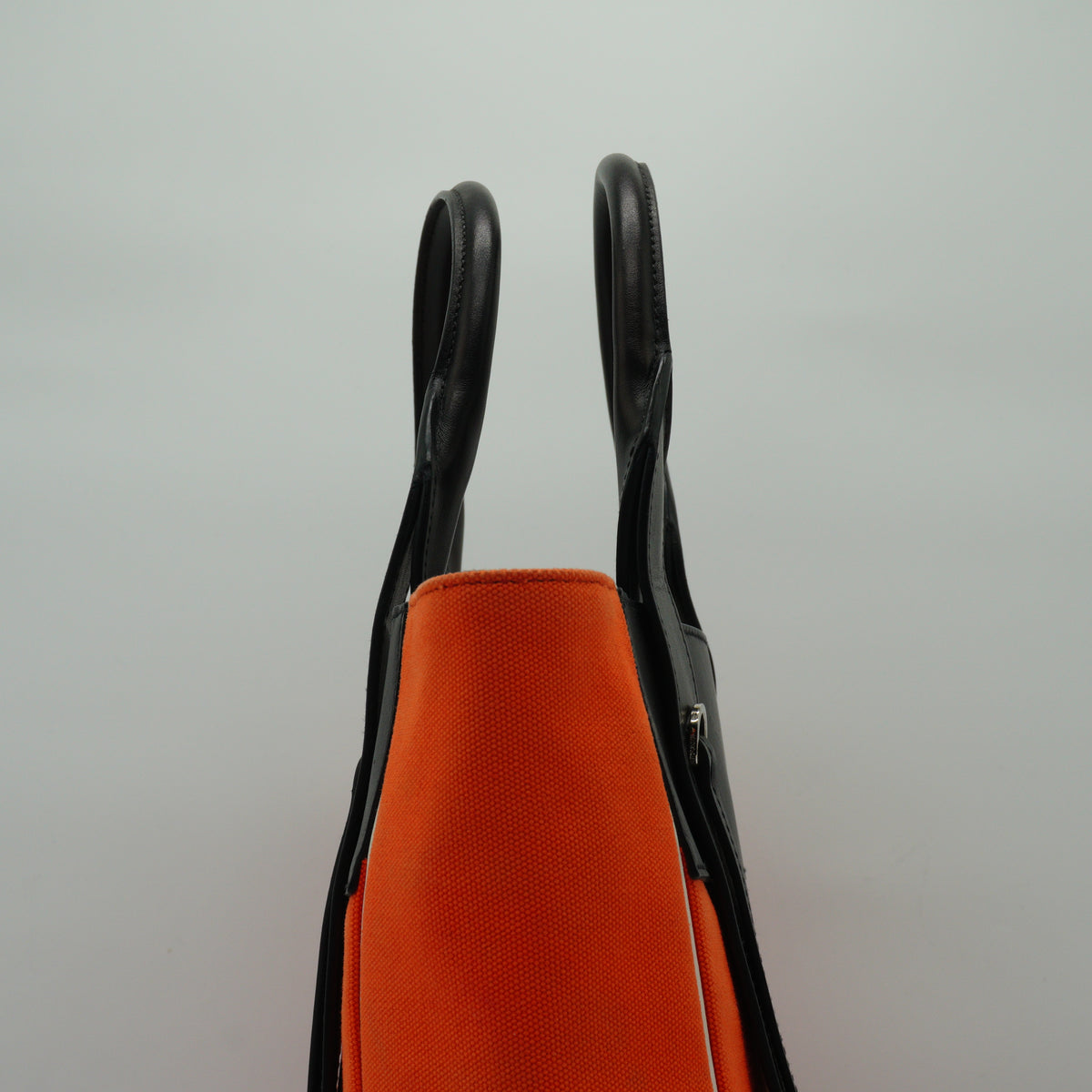 Prada Oliverture Canvas Leather Tote Small SHW