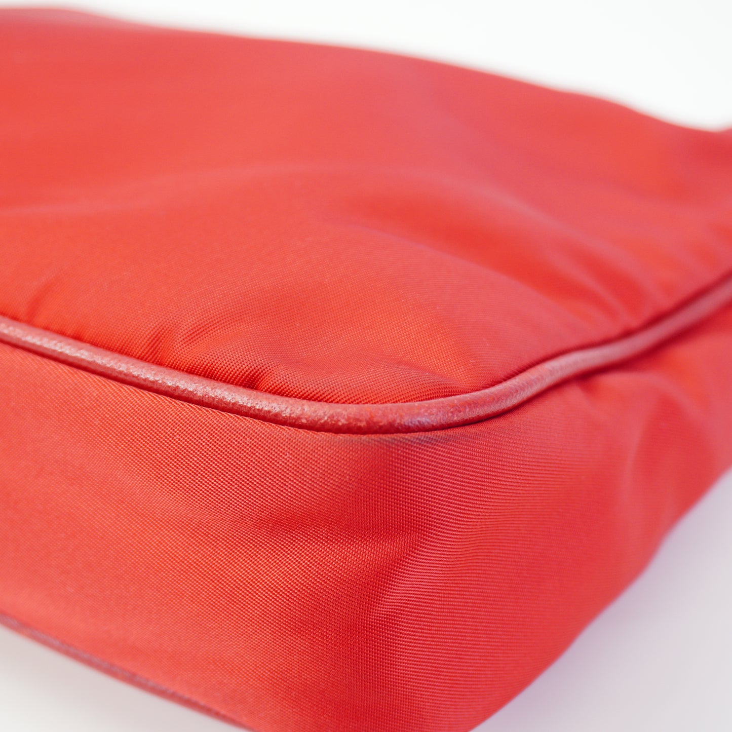 Prada BT0933 Crossbody Messenger Bag Red Small GHW
