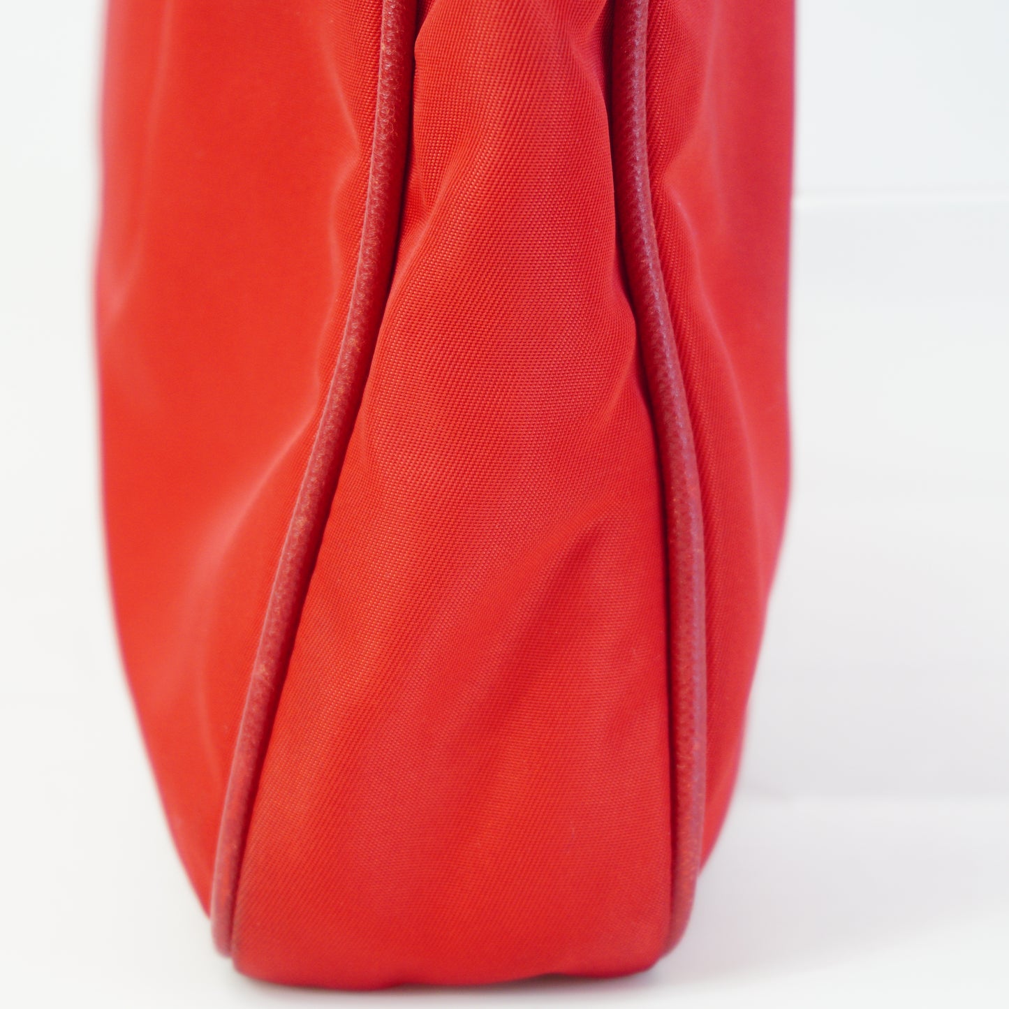Prada BT0933 Crossbody Messenger Bag Red Small GHW