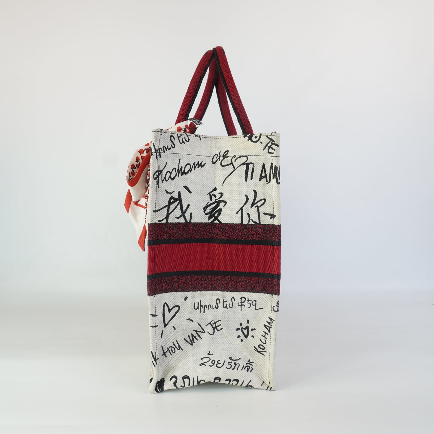 Dior	Dioramour Graffi Book Tote Large