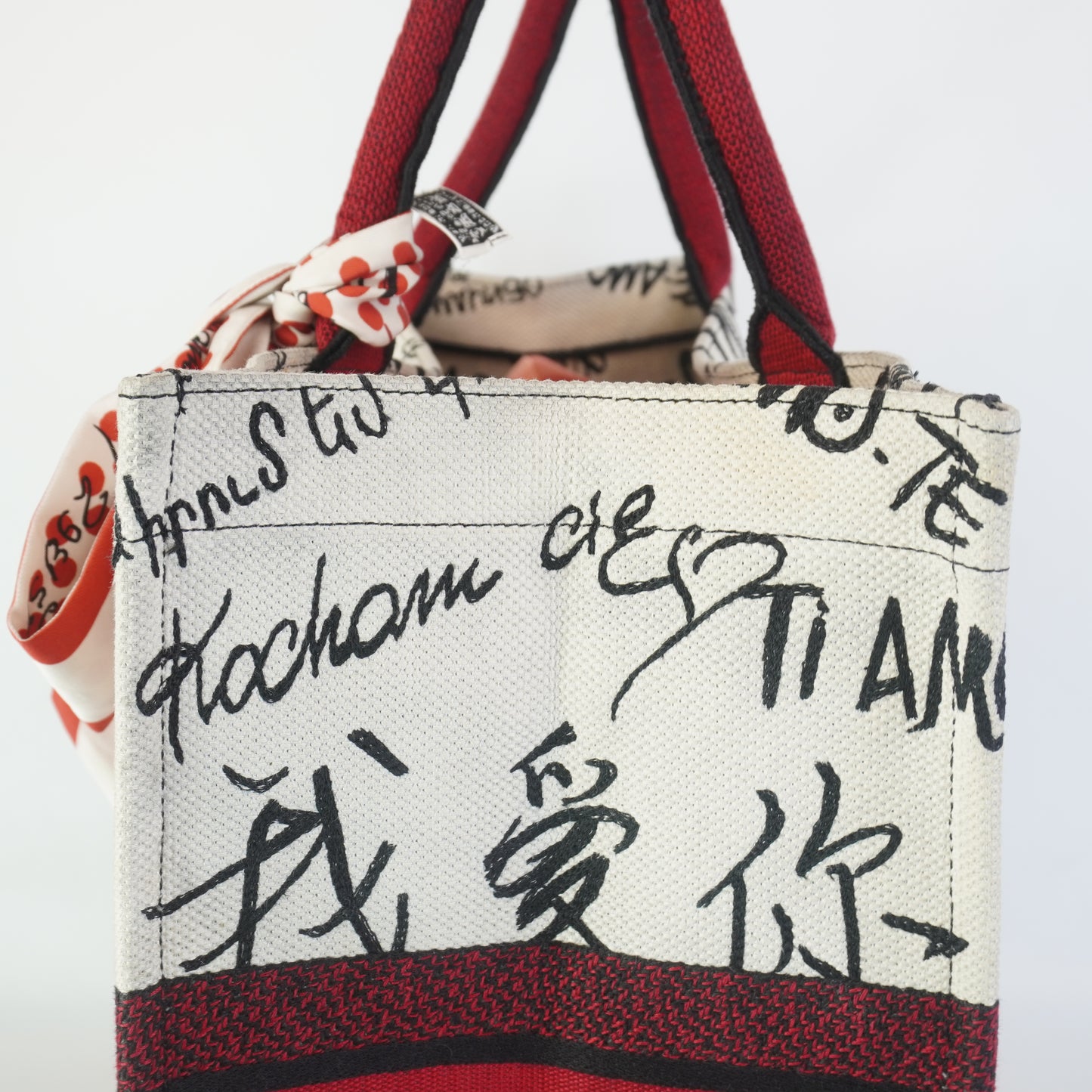 Dior	Dioramour Graffi Book Tote Large