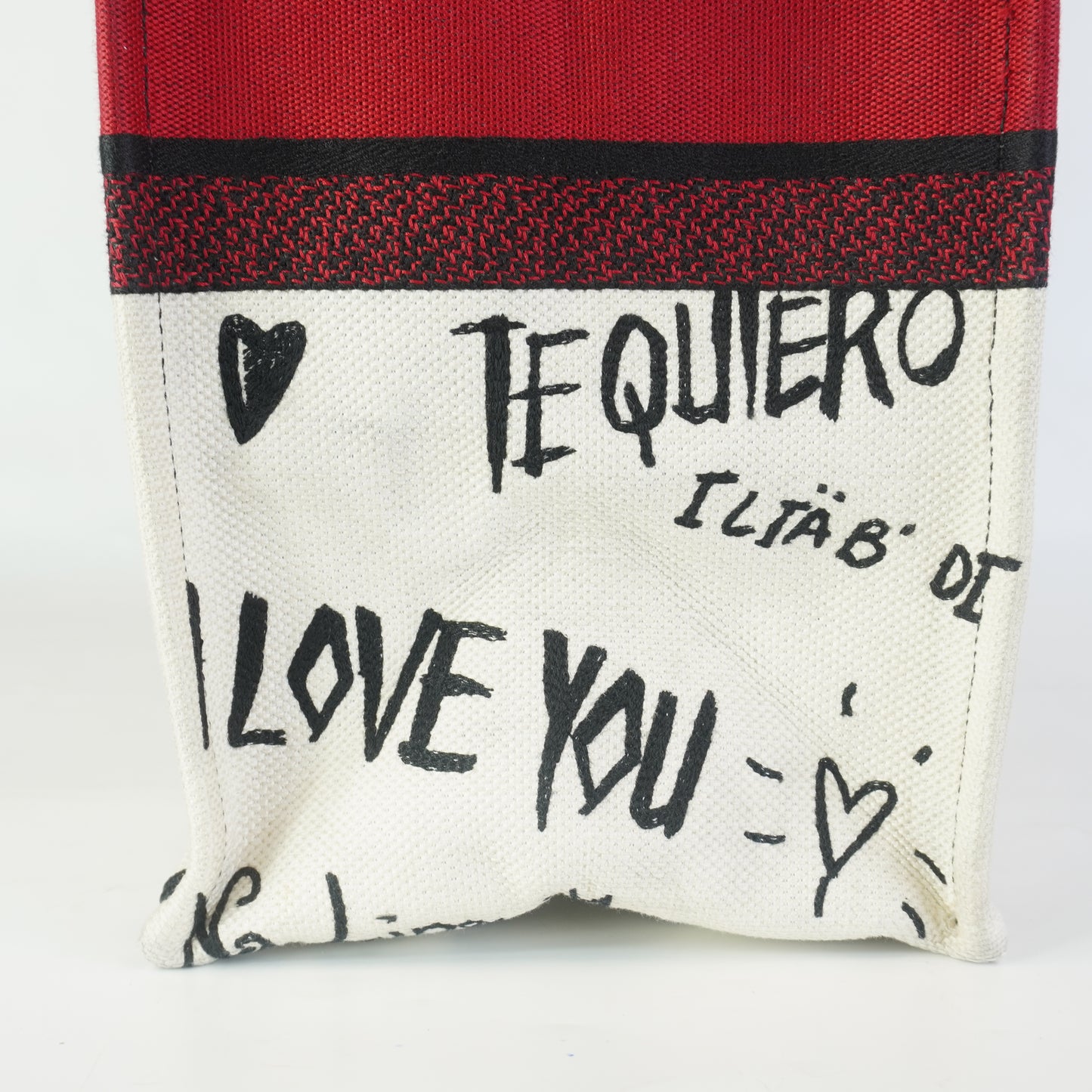 Dior	Dioramour Graffi Book Tote Large