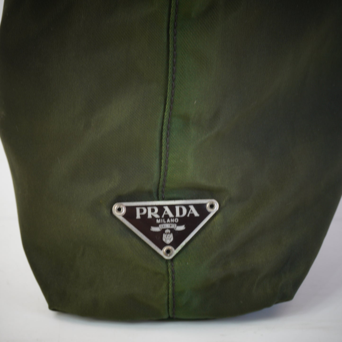 Prada Tessuto Nylon Tote Bag W/Plexieglass HandlesSHW Large