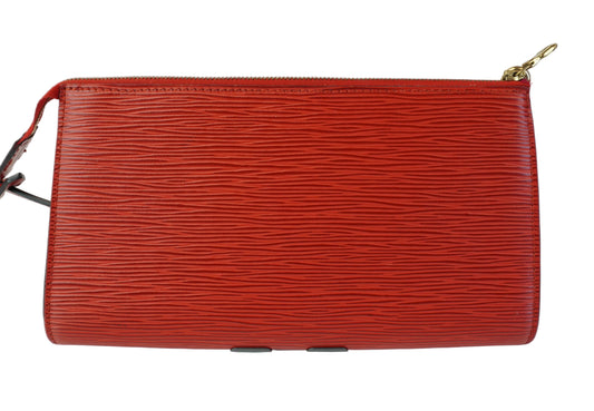 Louis Vuitton	Pochette Epi Red
