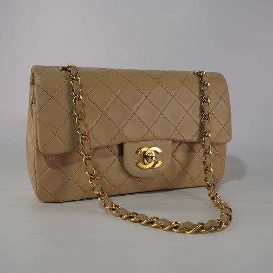 Chanel  Double Flap Beige