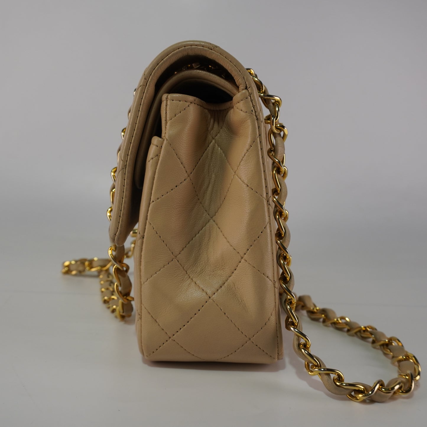 Chanel  Double Flap Beige