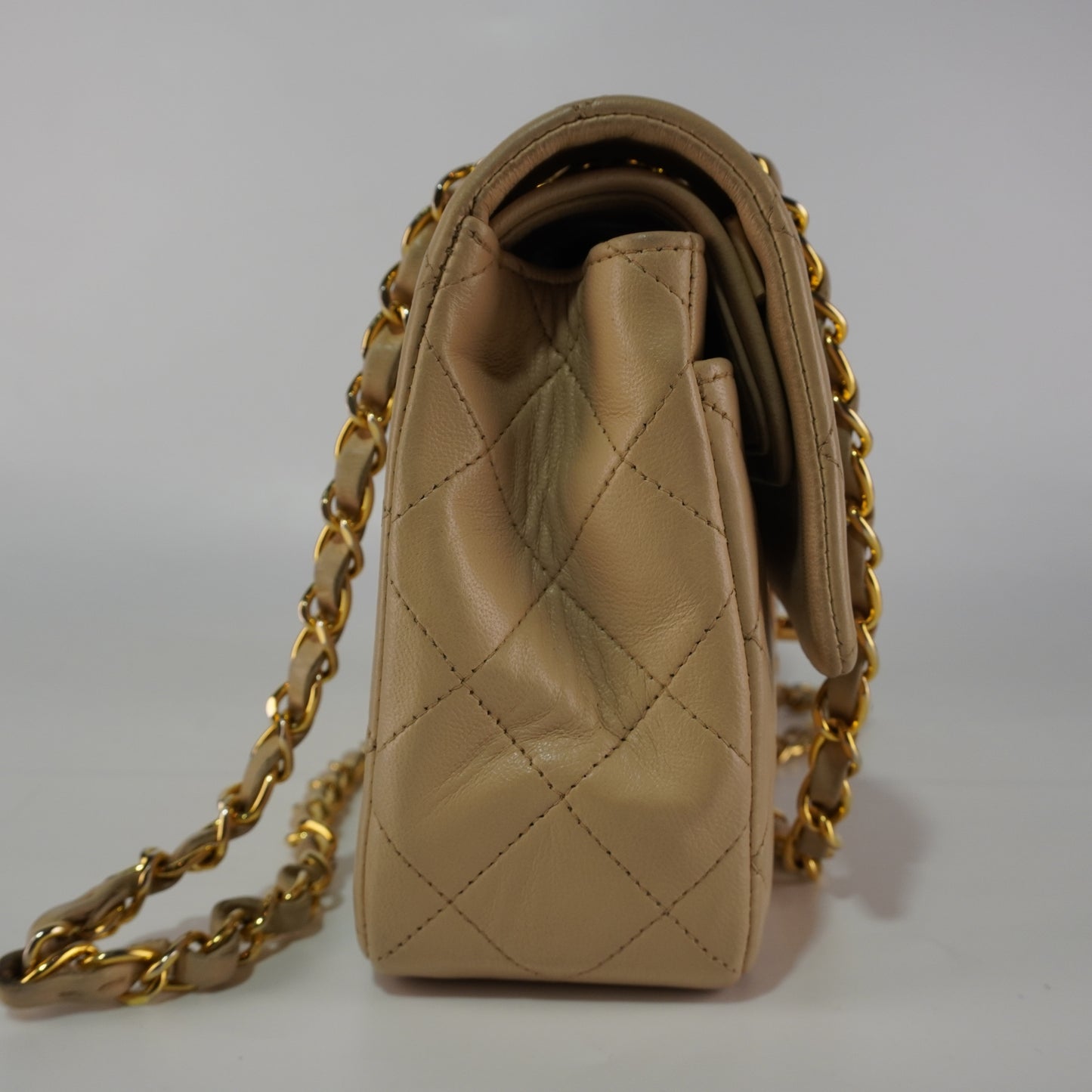 Chanel  Double Flap Beige