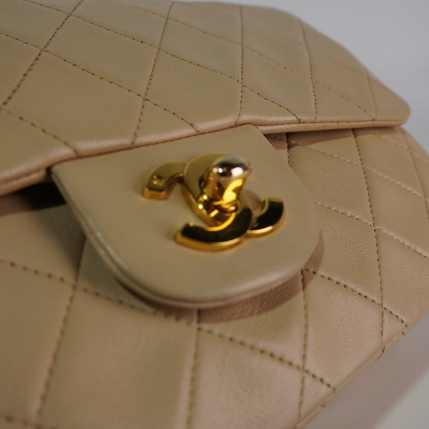Chanel  Double Flap Beige