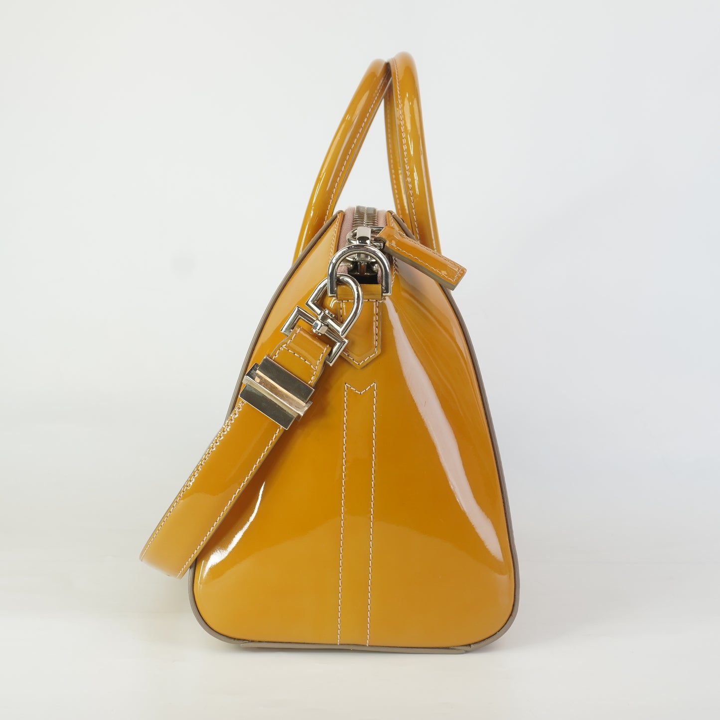 Givenchy Antigona Mini Bag Patent Caramel SHW Small