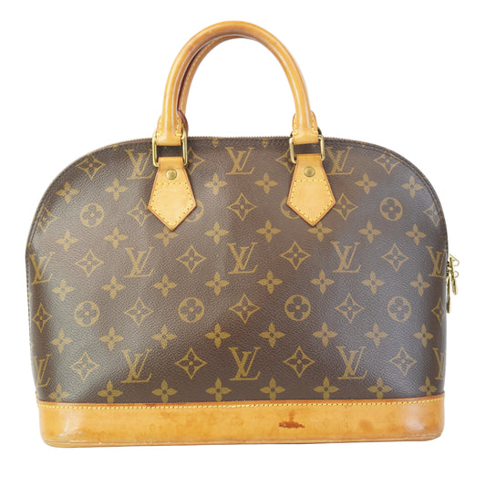 Louis Vuitton	Alma Hand Bag Classic Mono Canvas