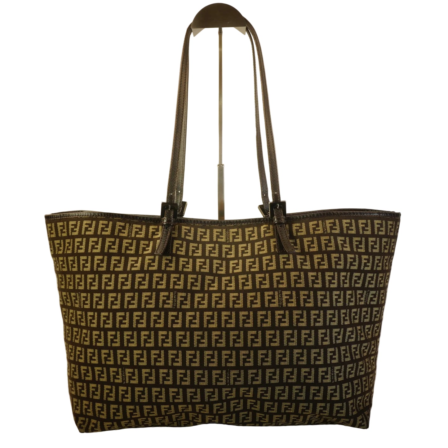 Fendi Zucchino Canvas Tote Bag BHW Medium