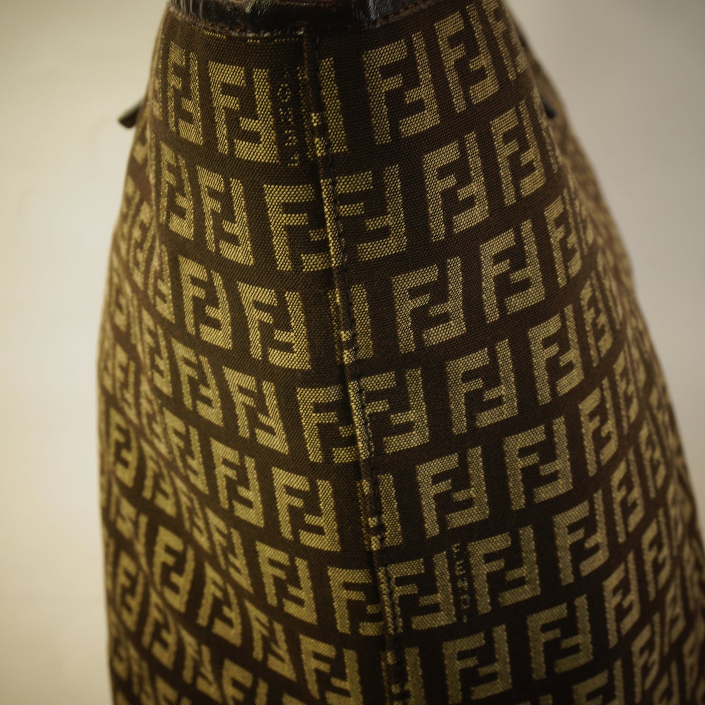 Fendi Zucchino Canvas Tote Bag BHW Medium