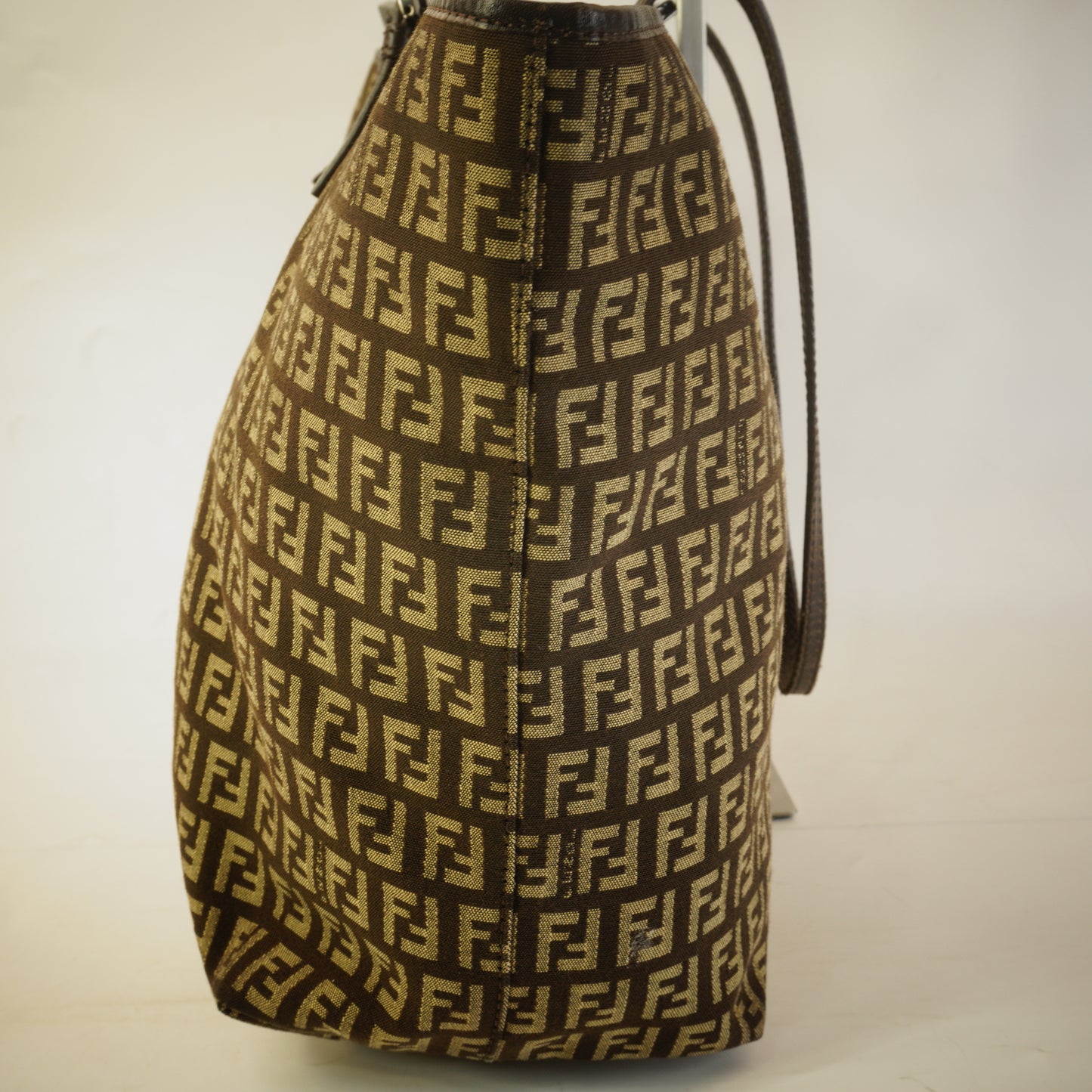 Fendi Zucchino Canvas Tote Bag BHW Medium