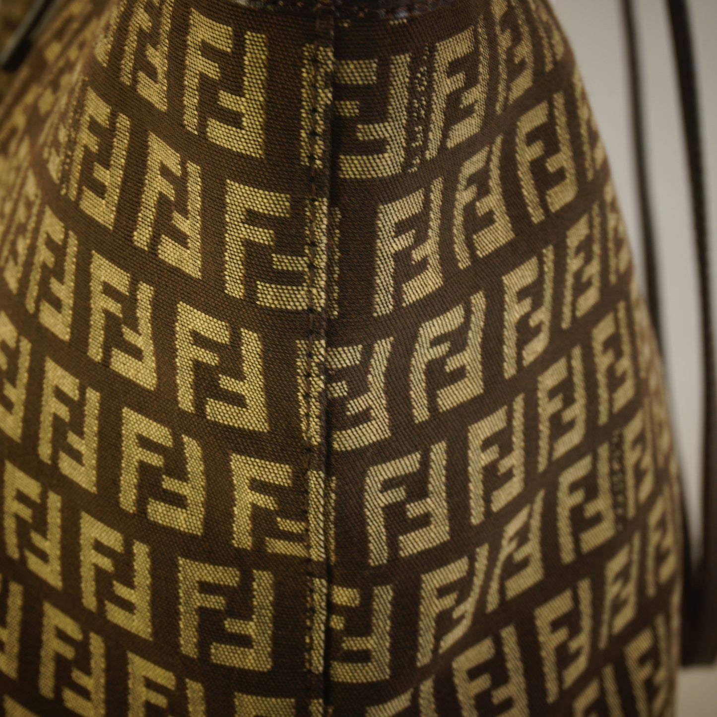 Fendi Zucchino Canvas Tote Bag BHW Medium