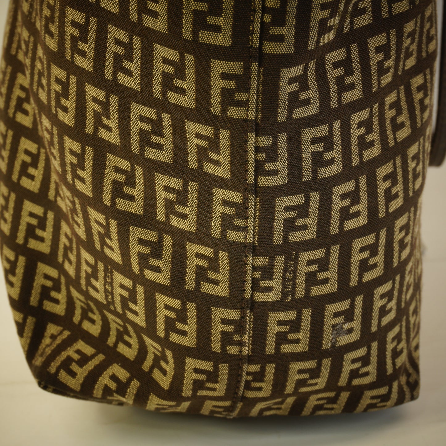 Fendi Zucchino Canvas Tote Bag BHW Medium