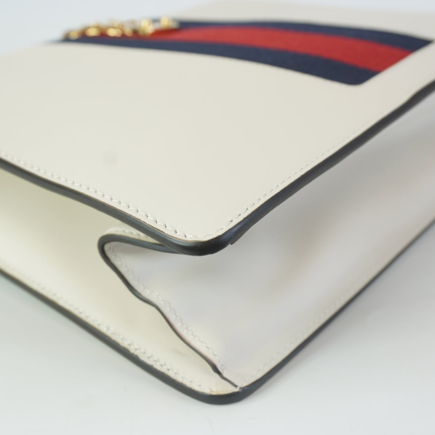 Gucci Sylvie Embroidered Leather Top Handle Bag Medium