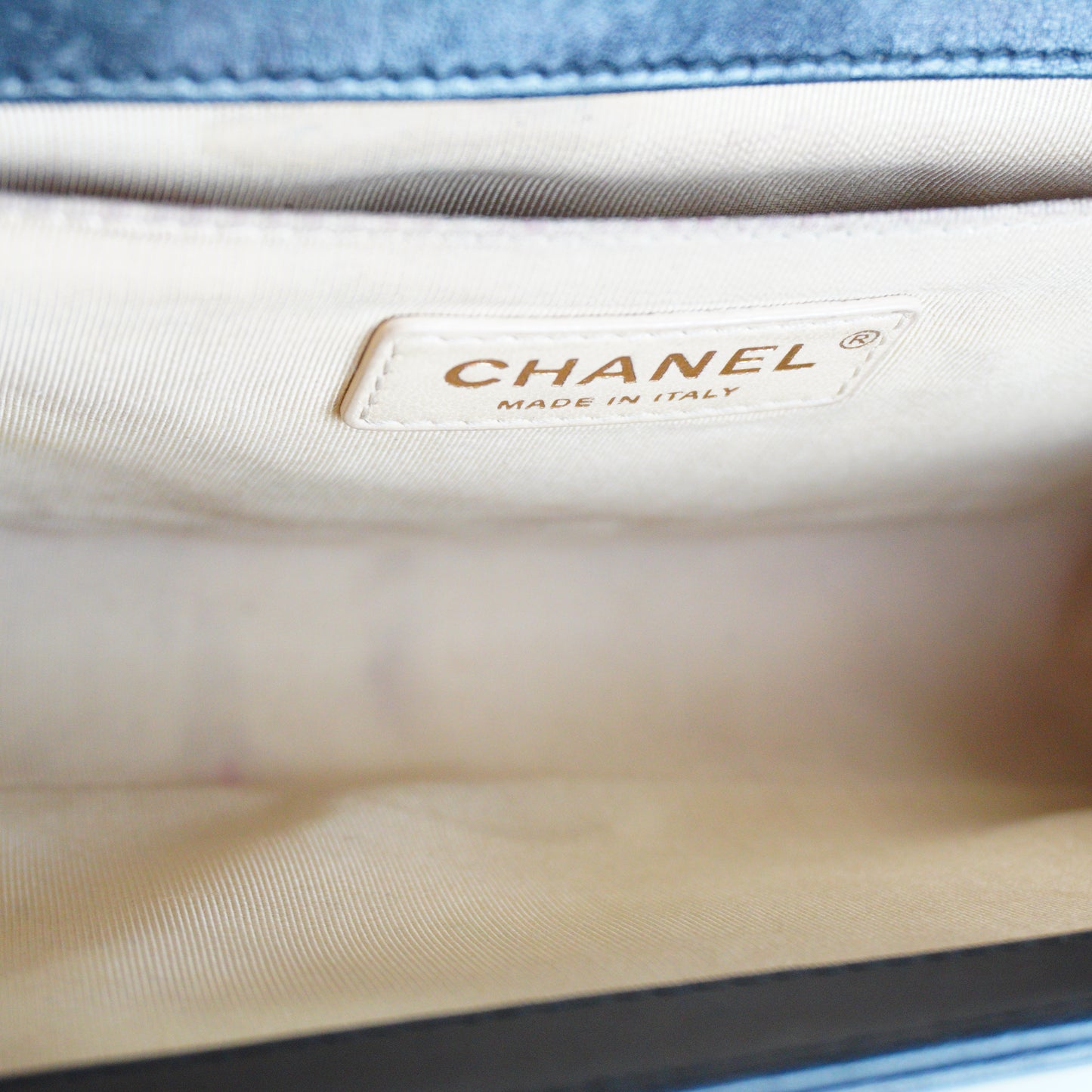 Chanel Boy Bag Stitching Black Medium GHW