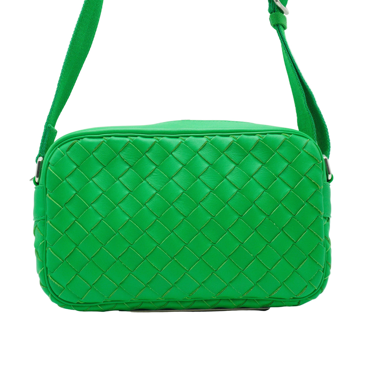 Bottega Veneta	Intrecciato Camera Bag Green Small SHW