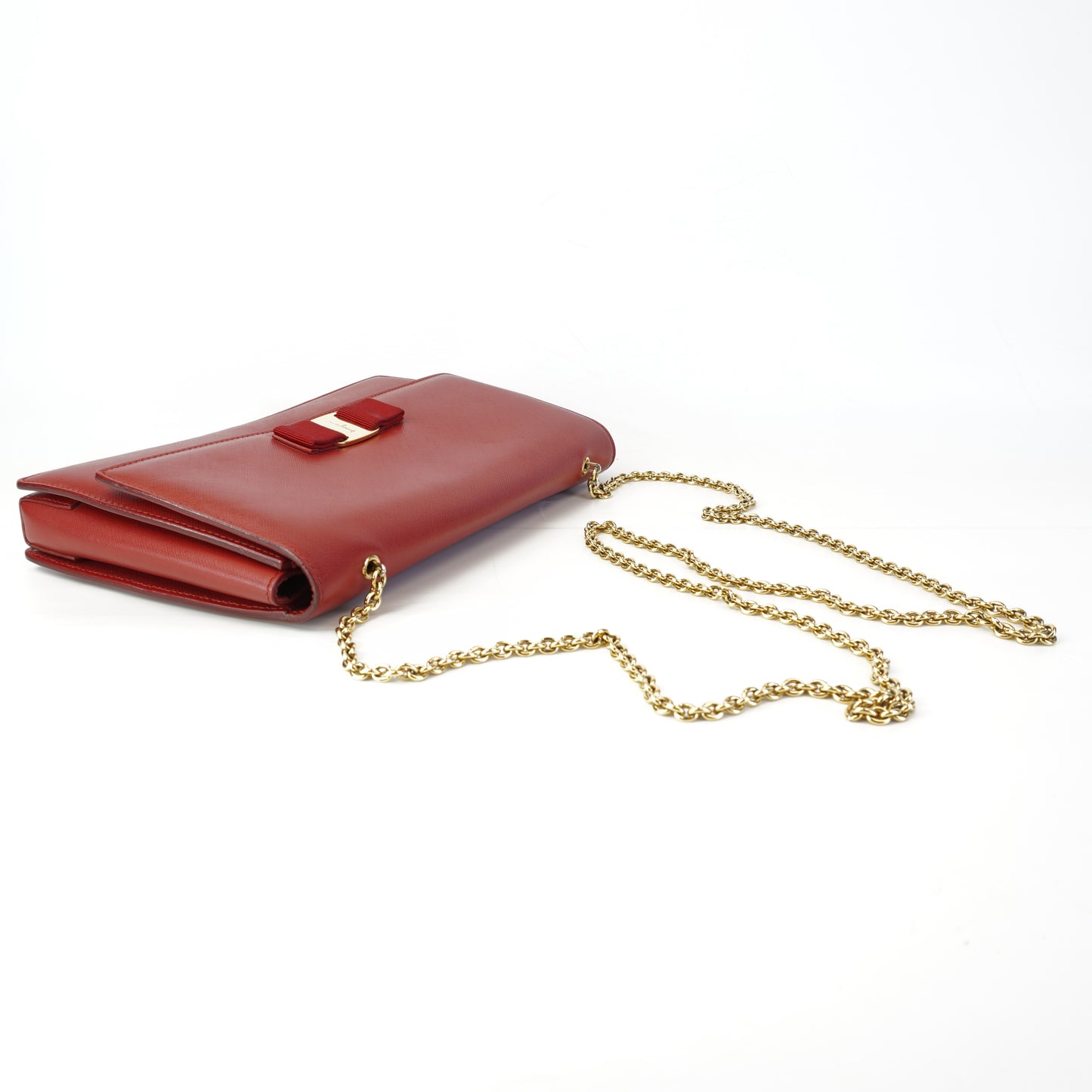 Salvatore Ferragamo Ginny Vara Red Woc