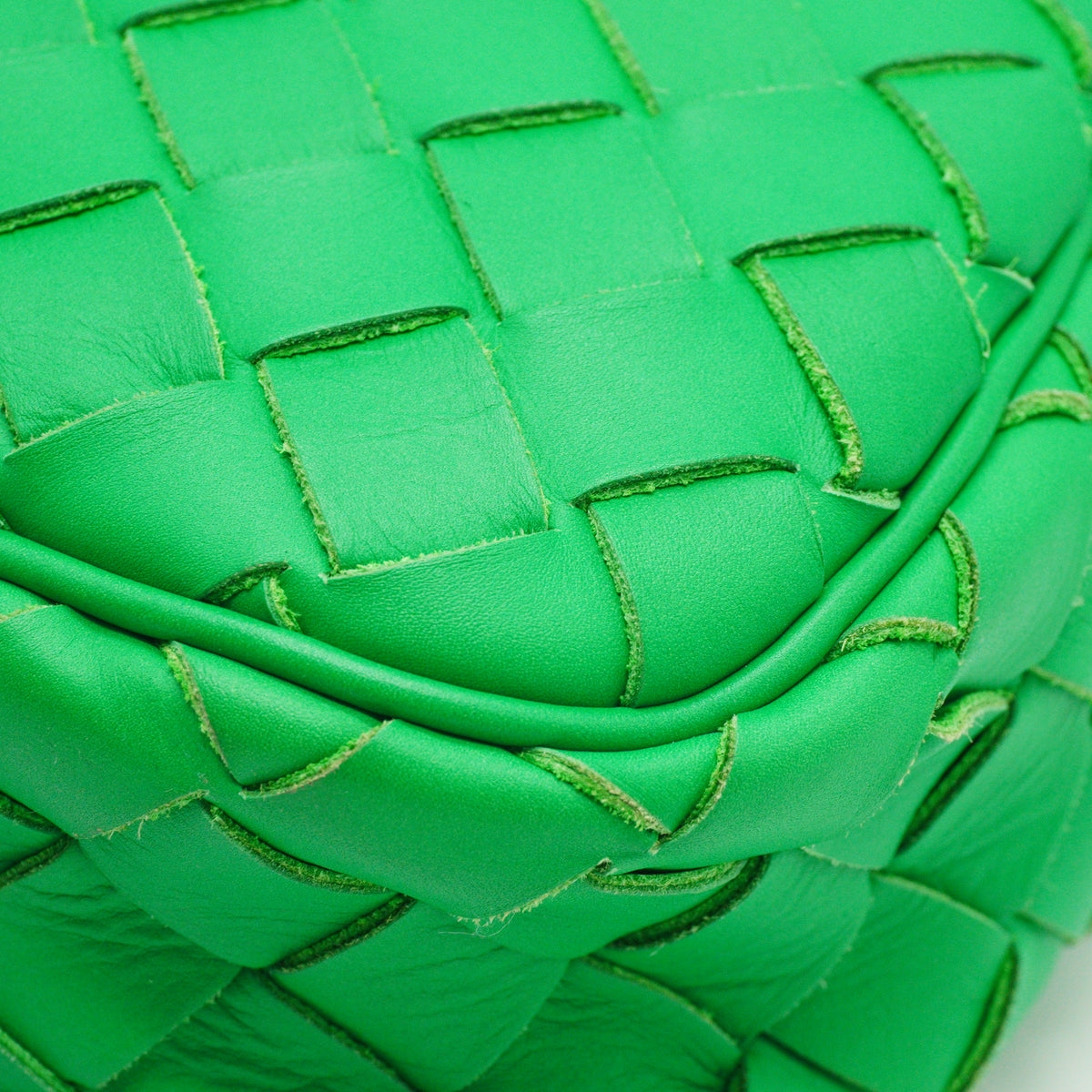 Bottega Veneta	Intrecciato Camera Bag Green Small SHW