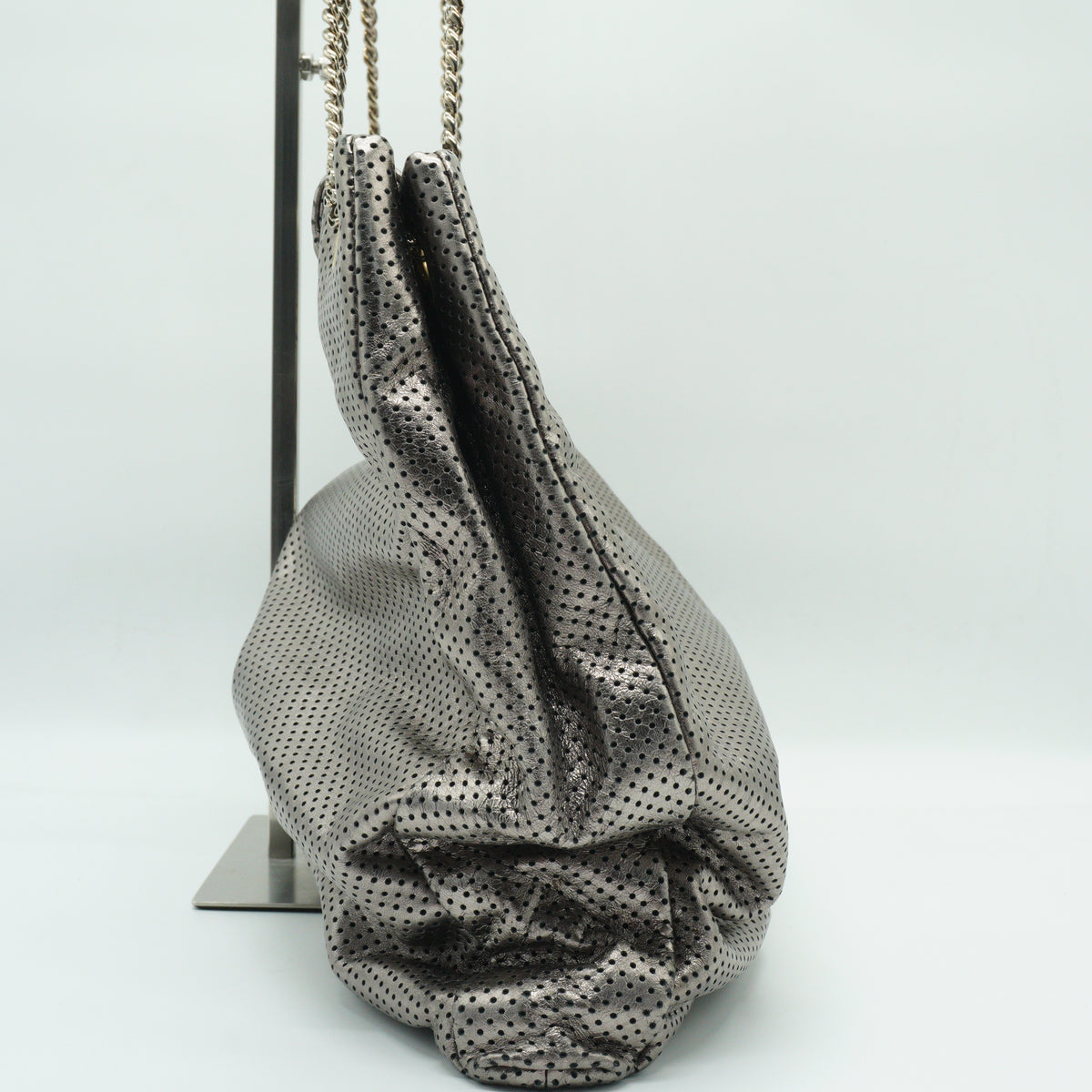 Chanel Perforated Medium Metallic Tote bag GSHW