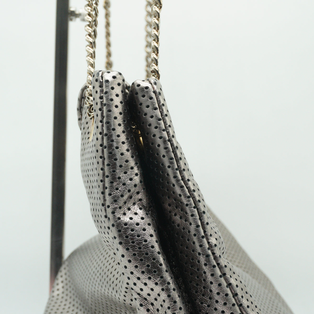Chanel Perforated Medium Metallic Tote bag GSHW