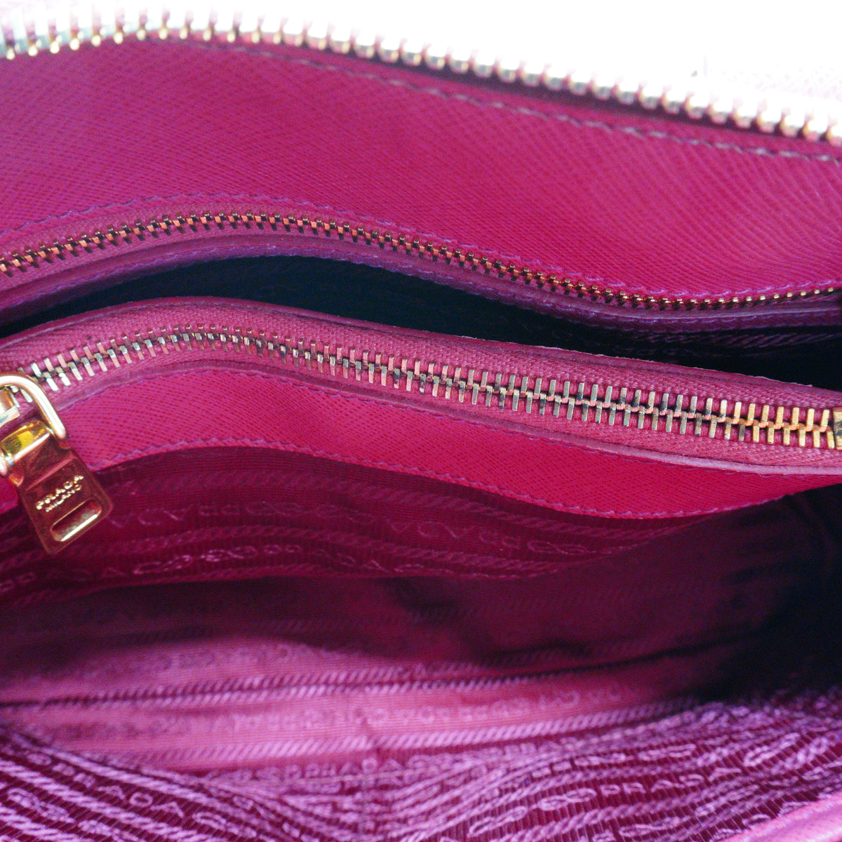 Prada Promenade Bag Medium Pink GHW