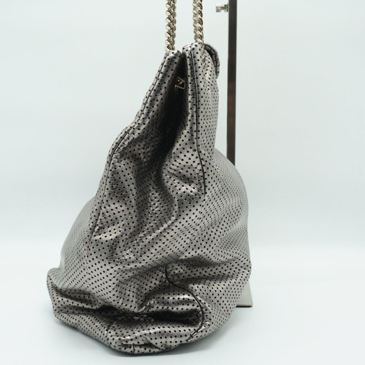 Chanel Perforated Medium Metallic Tote bag GSHW