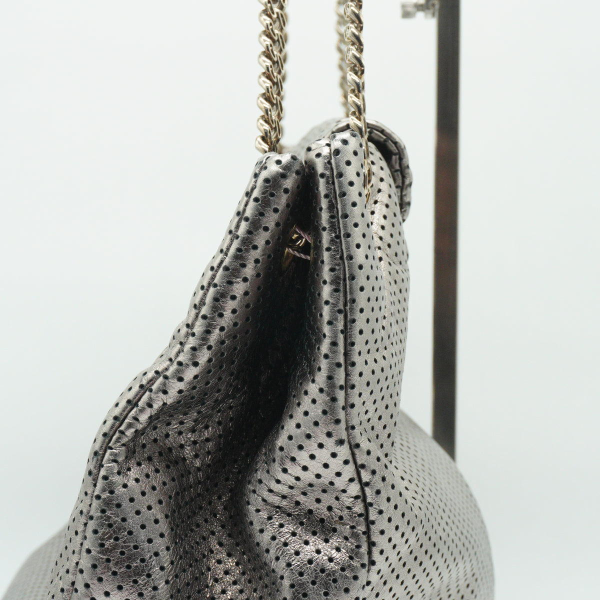 Chanel Perforated Medium Metallic Tote bag GSHW