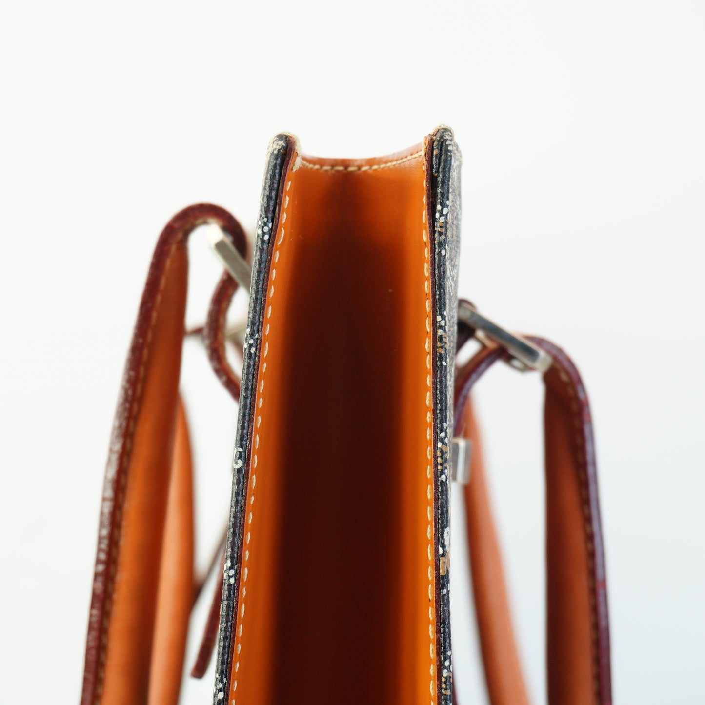 Goyard Herringbone Comor GM Tote Brown Large SHW