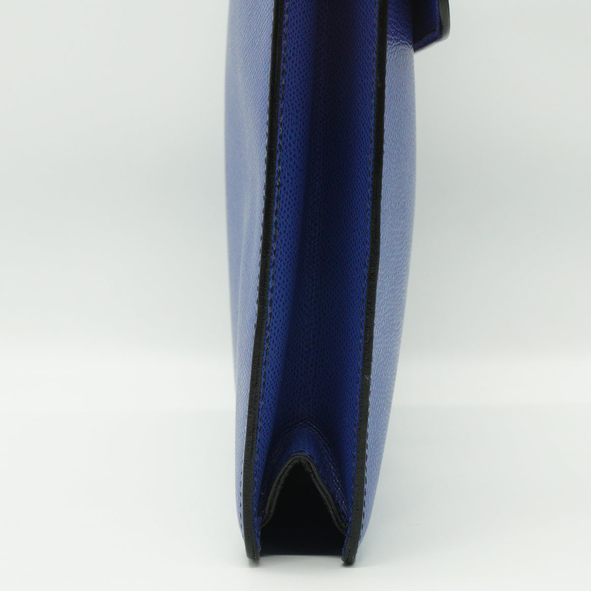 Celine Bespoke Large Top Handle Satchel Blue GHW