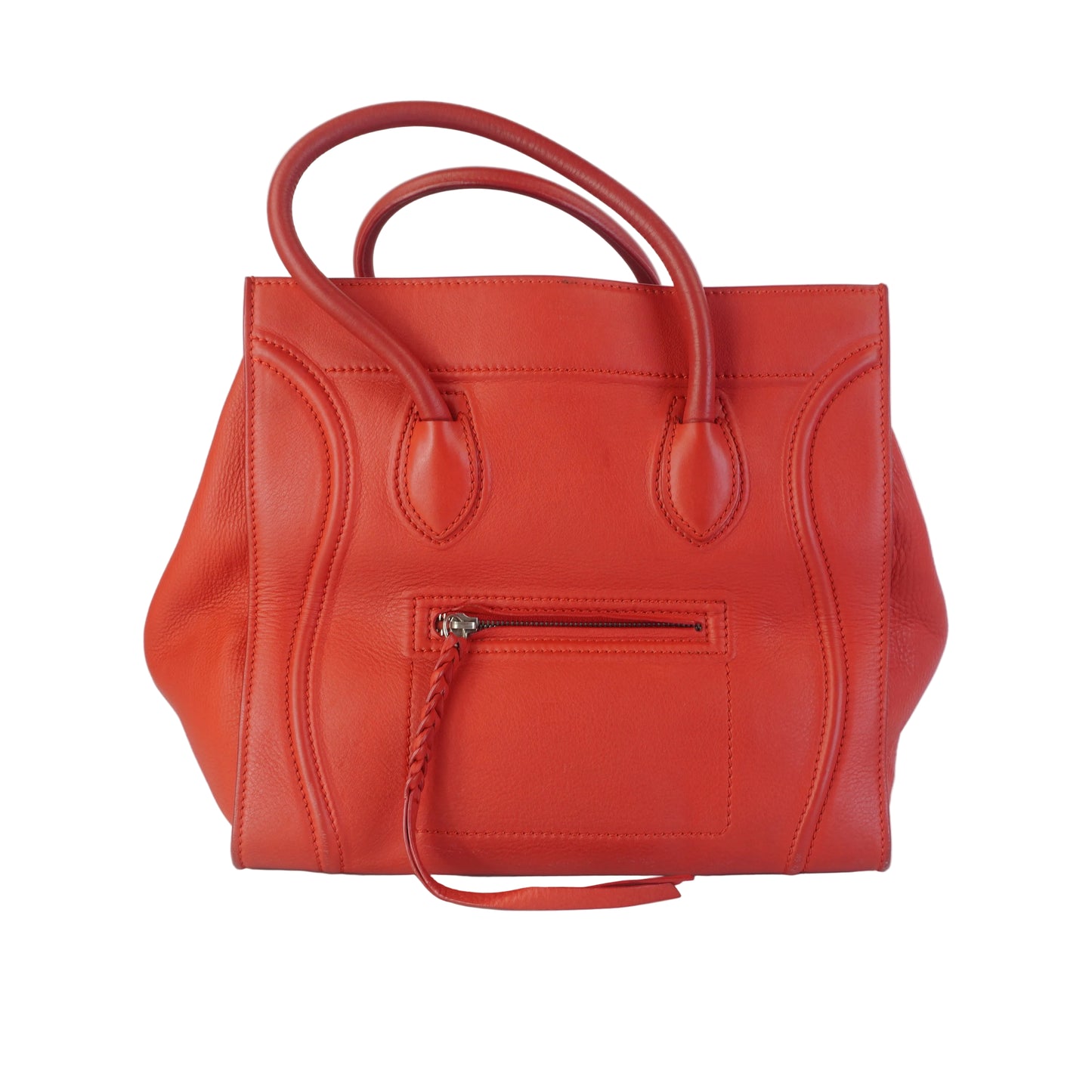 Celine Plantom Luggage Tote Red Large
