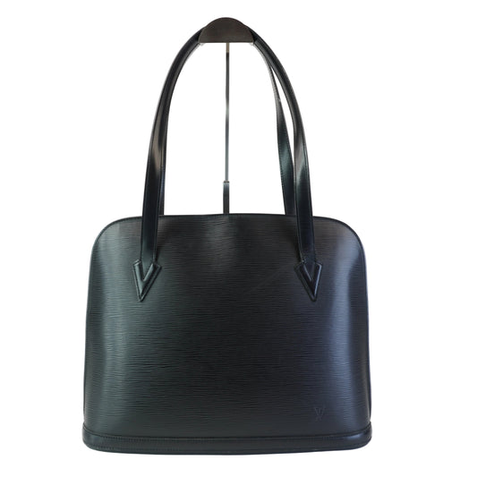 Louis Vuitton	Lussac Epi Leather Tote Black