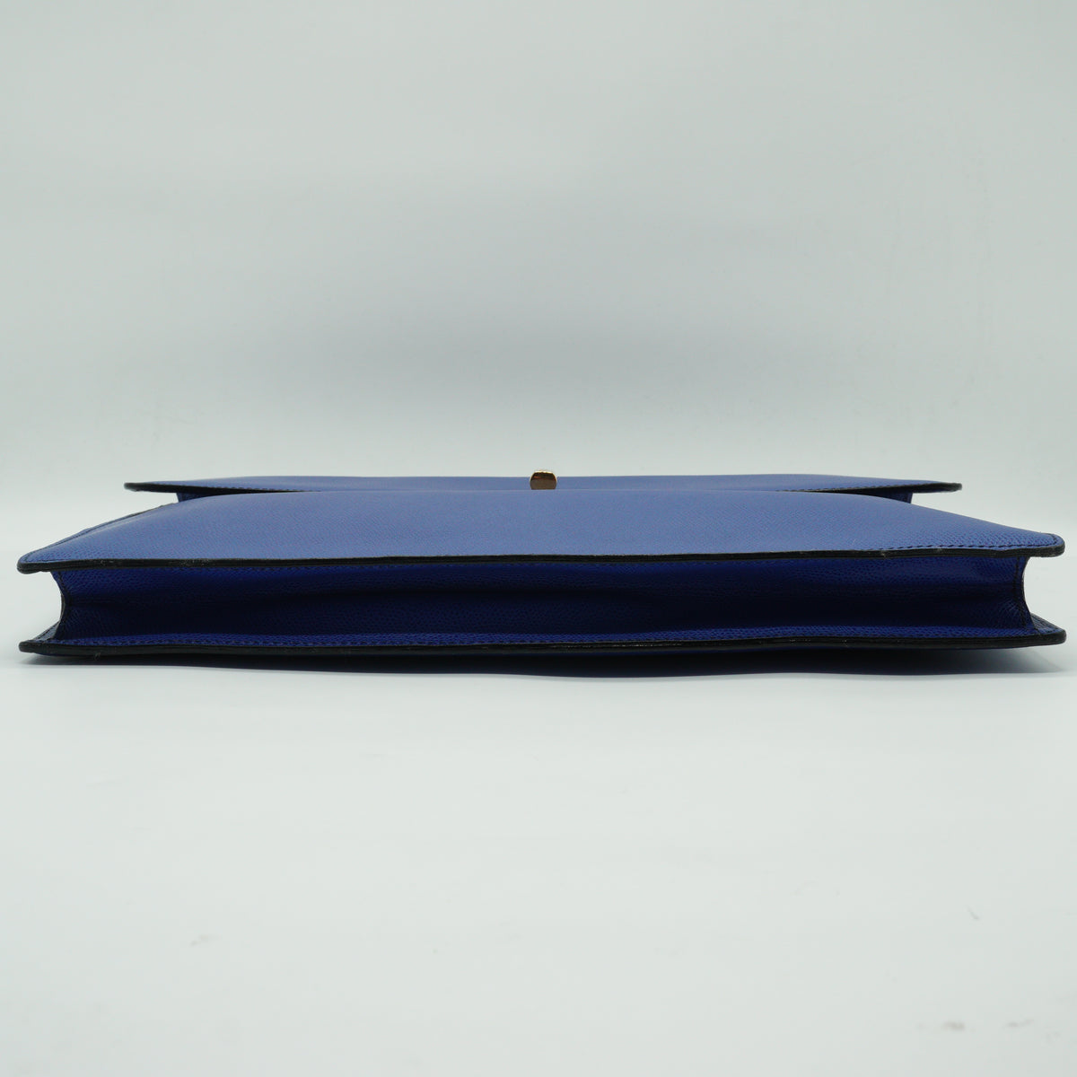 Celine Bespoke Large Top Handle Satchel Blue GHW