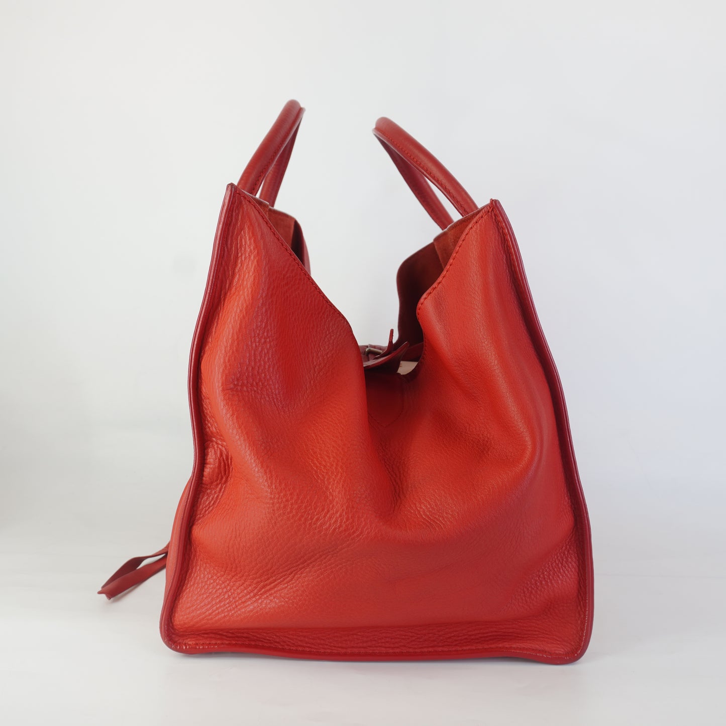 Celine Plantom Luggage Tote Red Large