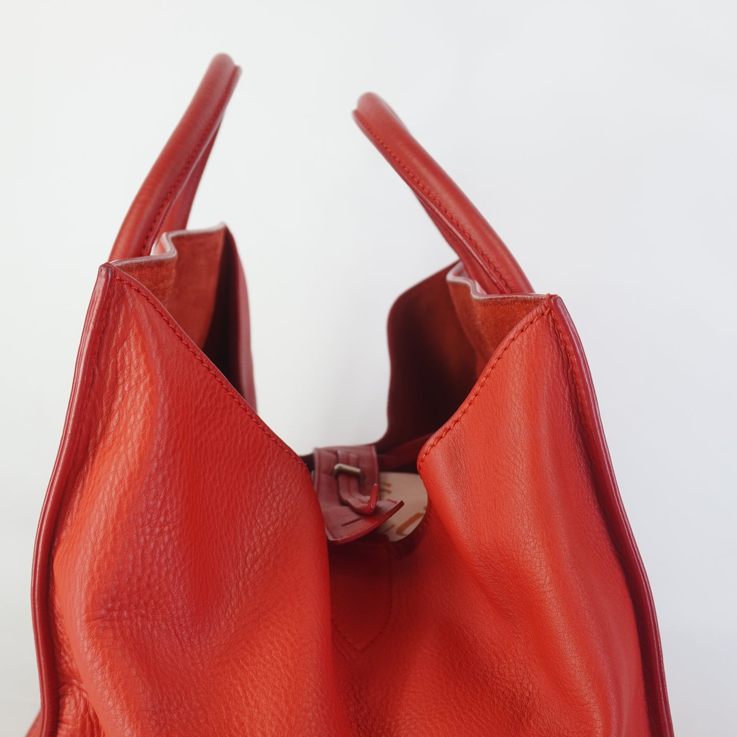 Celine Plantom Luggage Tote Red Large