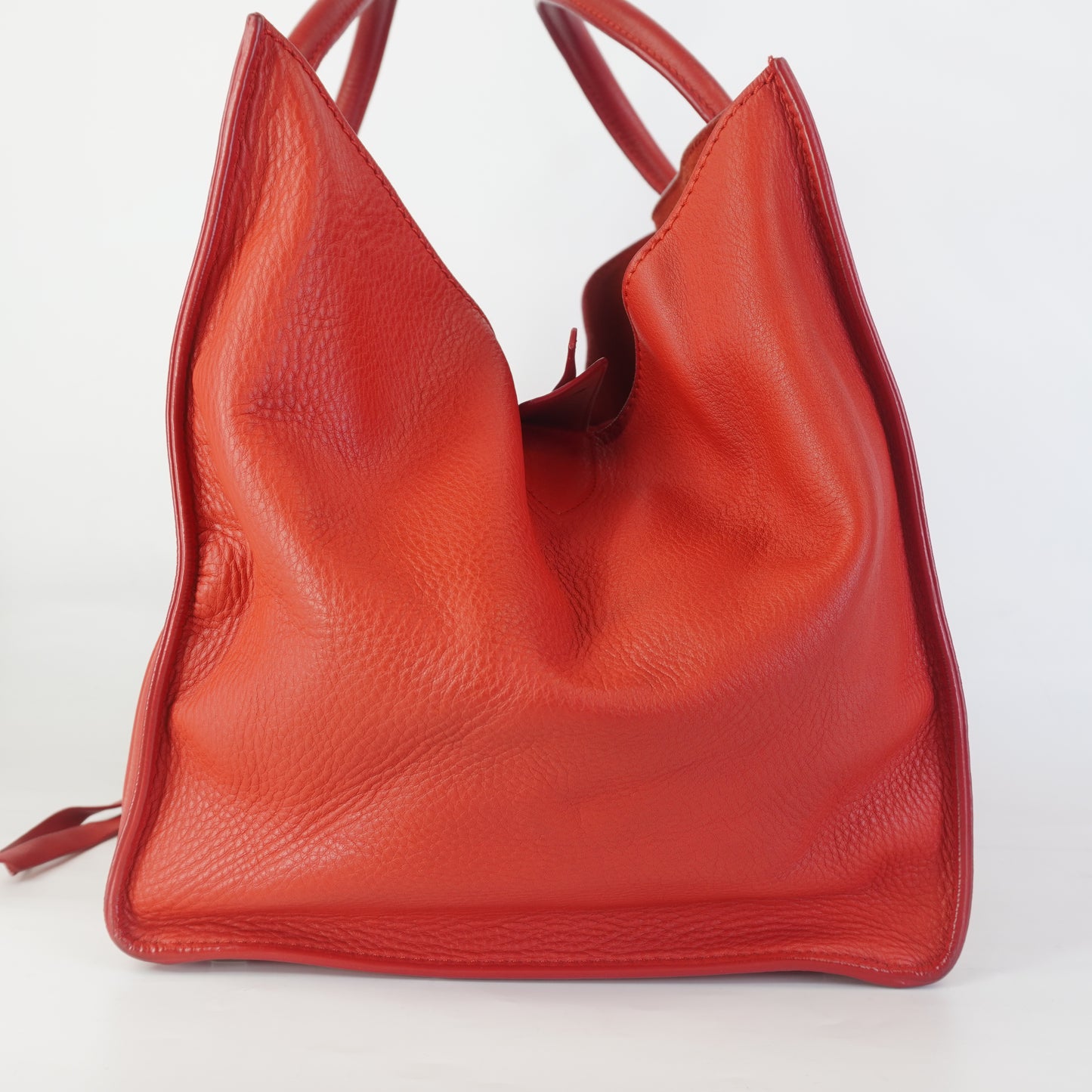 Celine Plantom Luggage Tote Red Large