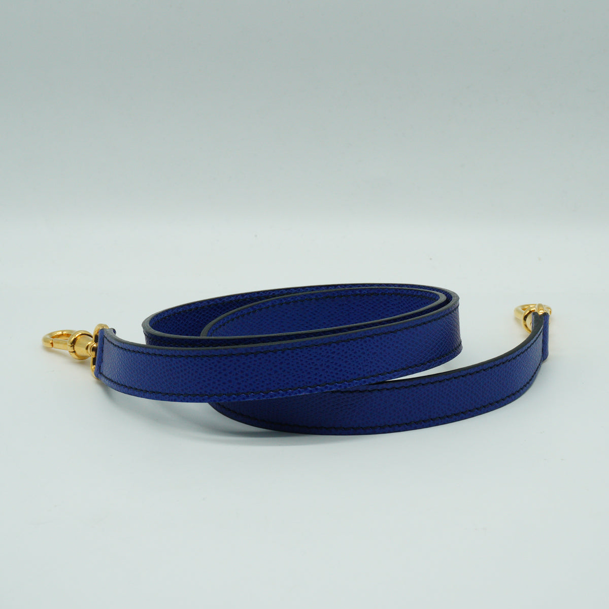 Celine Bespoke Large Top Handle Satchel Blue GHW