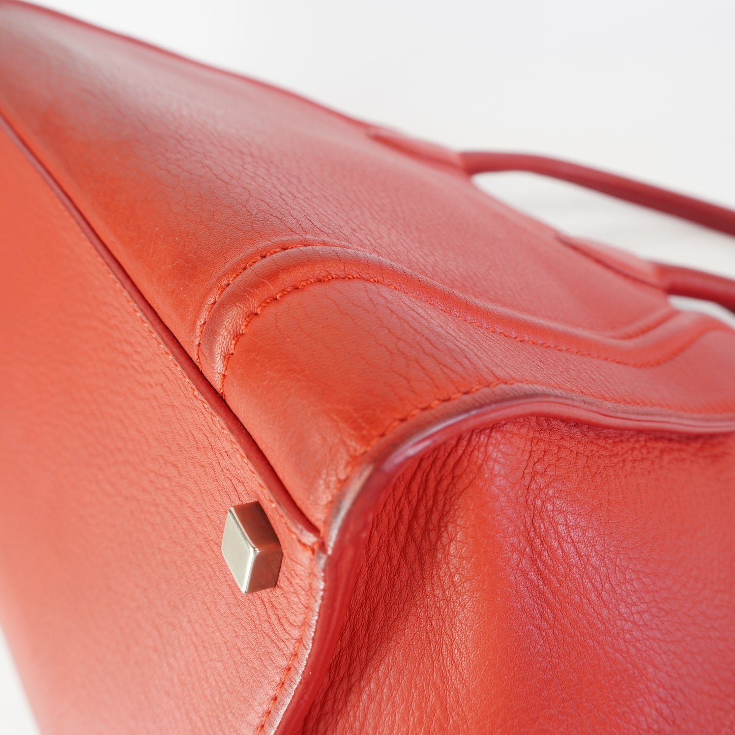 Celine Plantom Luggage Tote Red Large