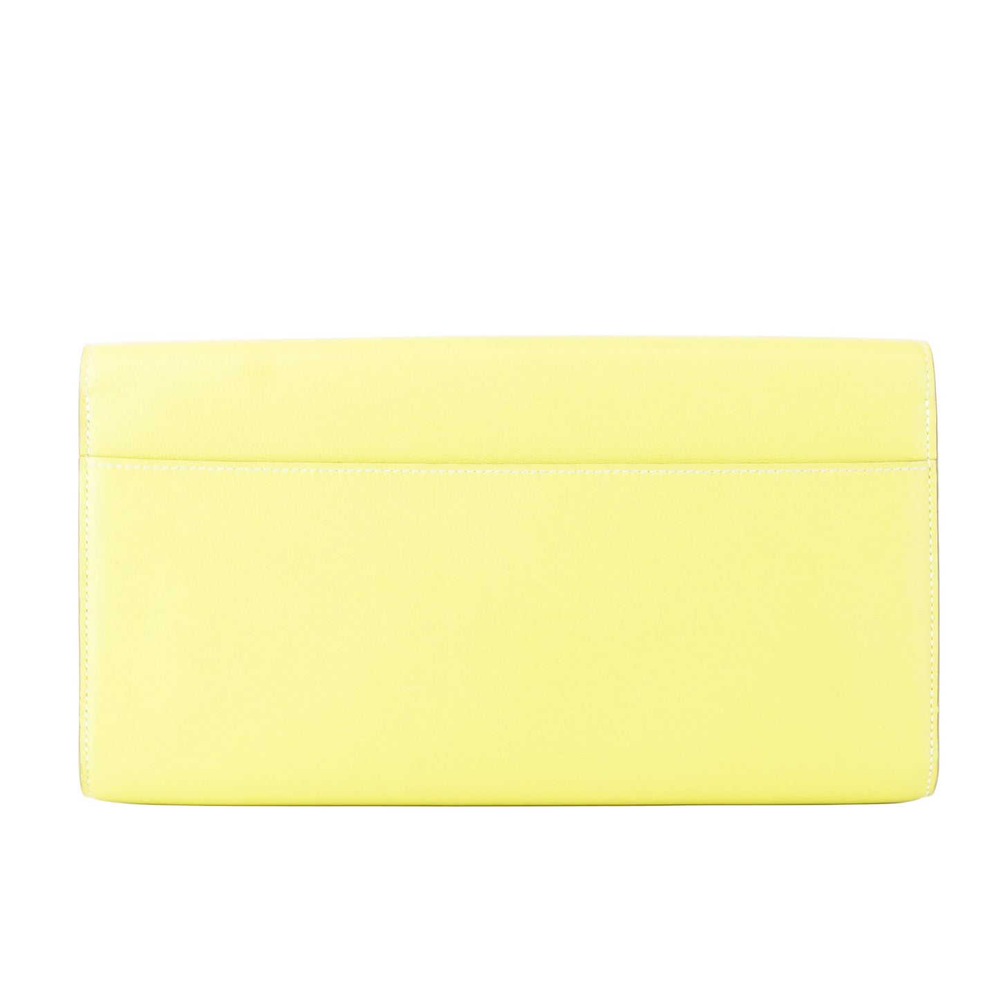 Hermes Jige Swift Clutch Yellow