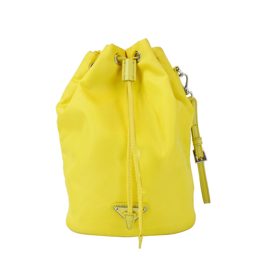 Prada Re-Nylon Pouch Yellow