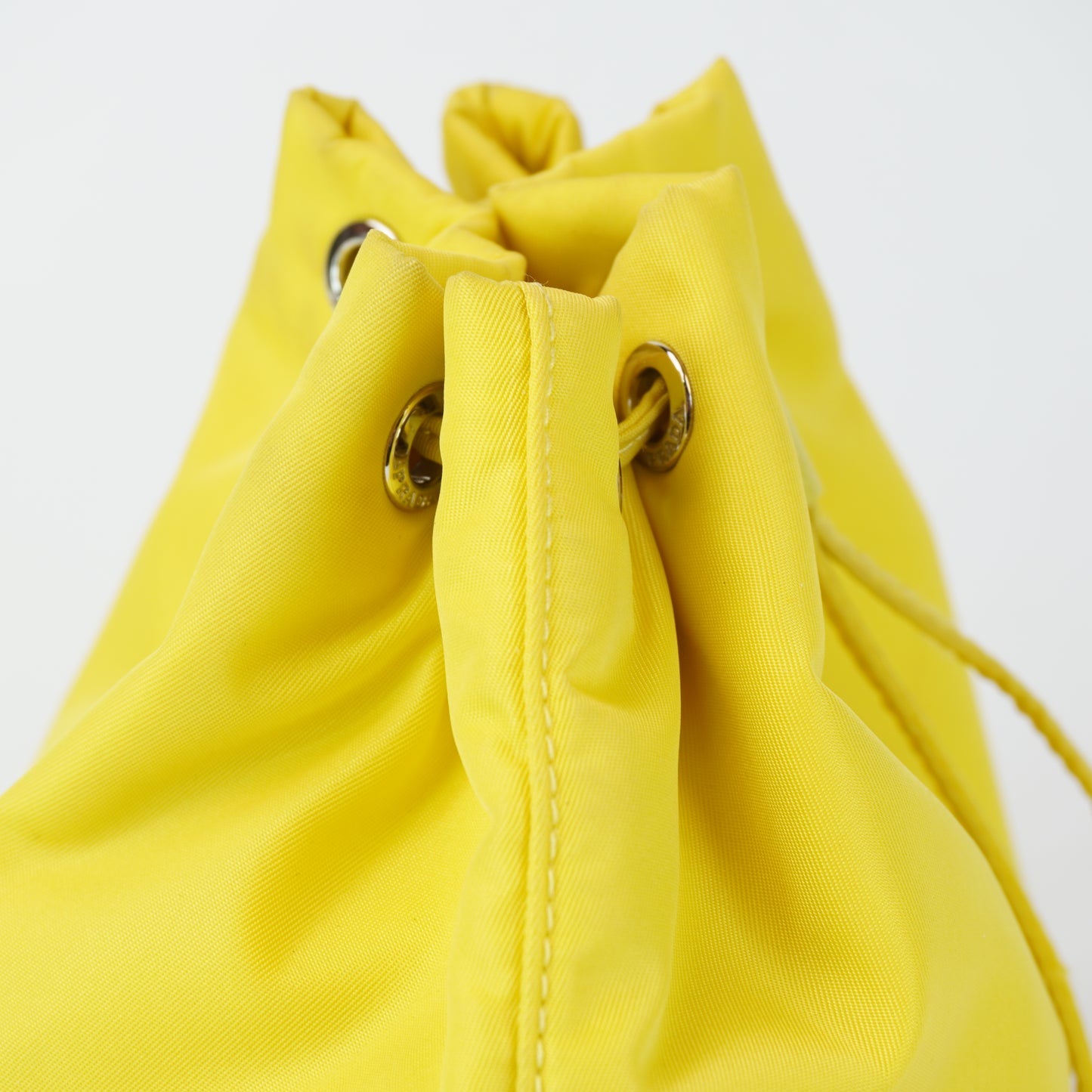 Prada Re-Nylon Pouch Yellow