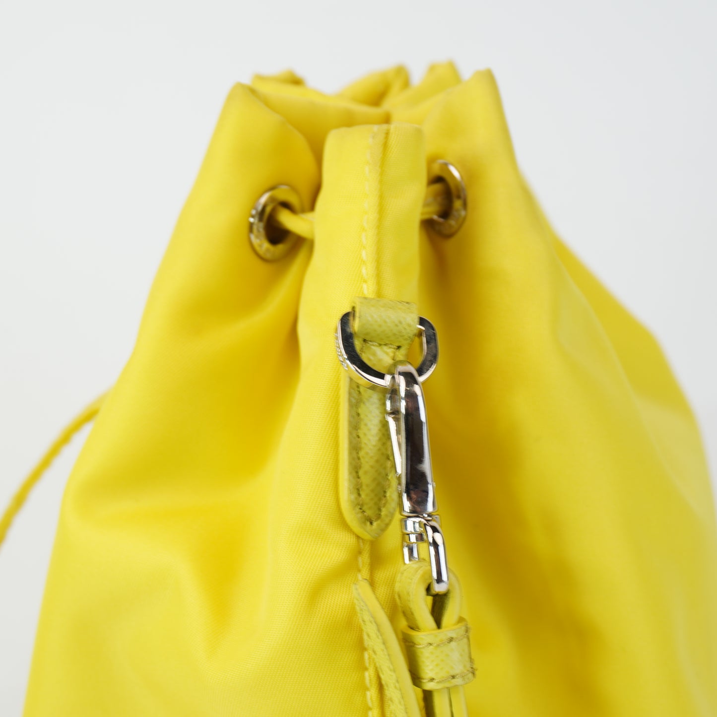 Prada Re-Nylon Pouch Yellow