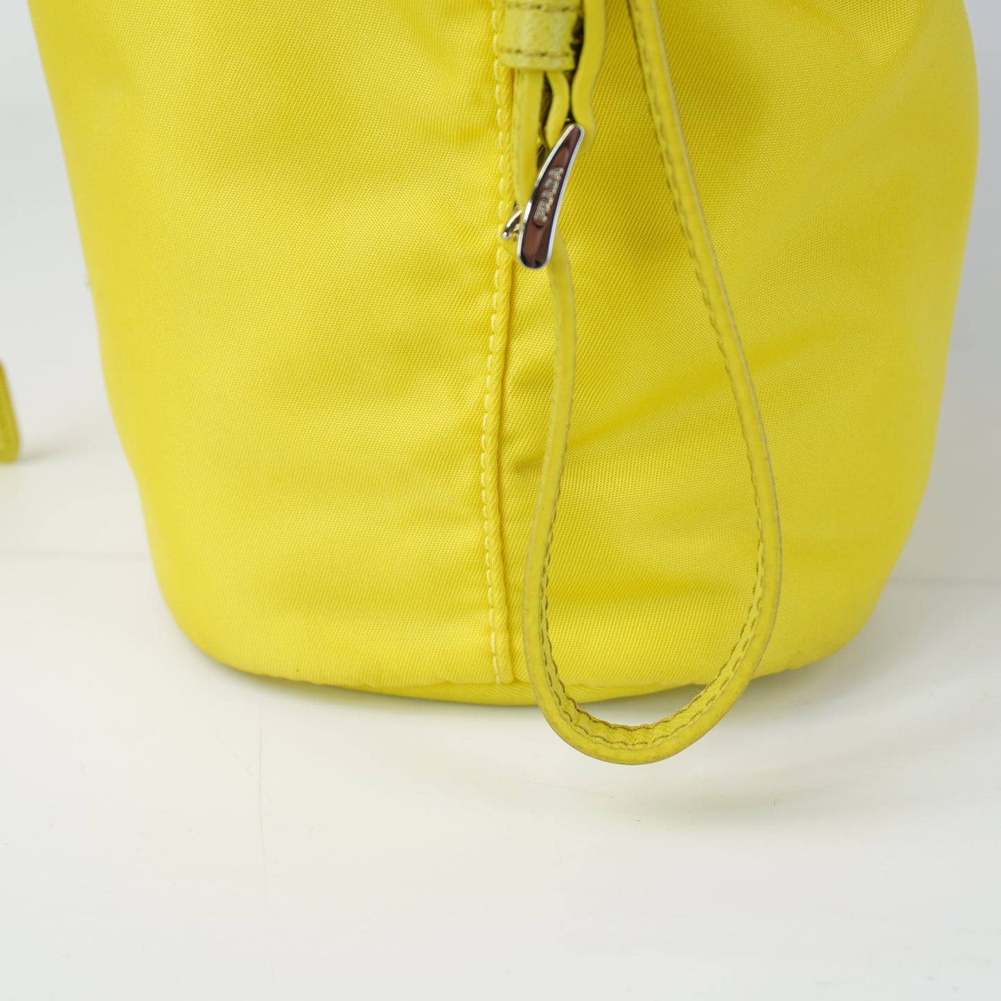 Prada Re-Nylon Pouch Yellow